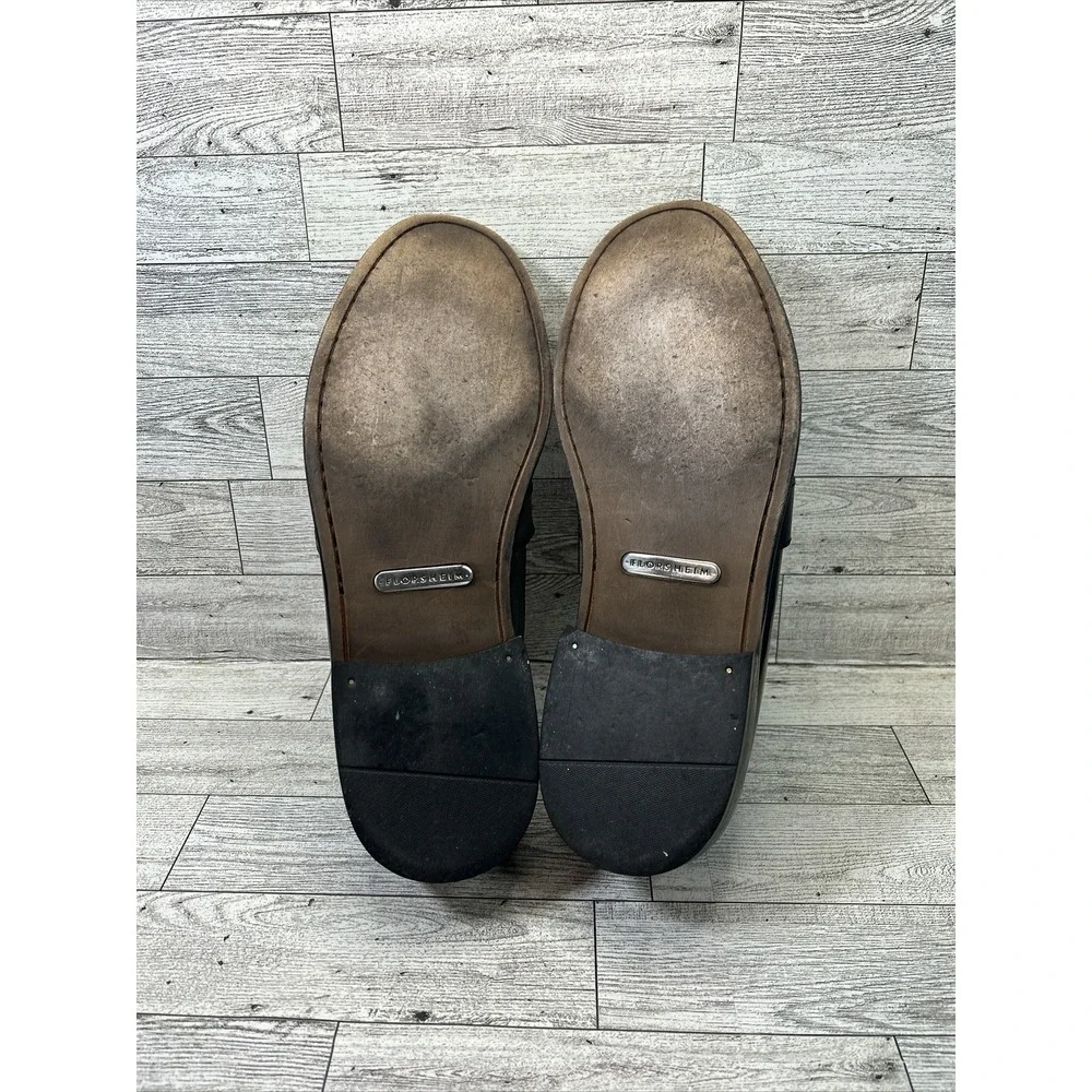 Florsheim 12073‎ Jareth Black Woven Dress Shoes Loafers Men's US 9D